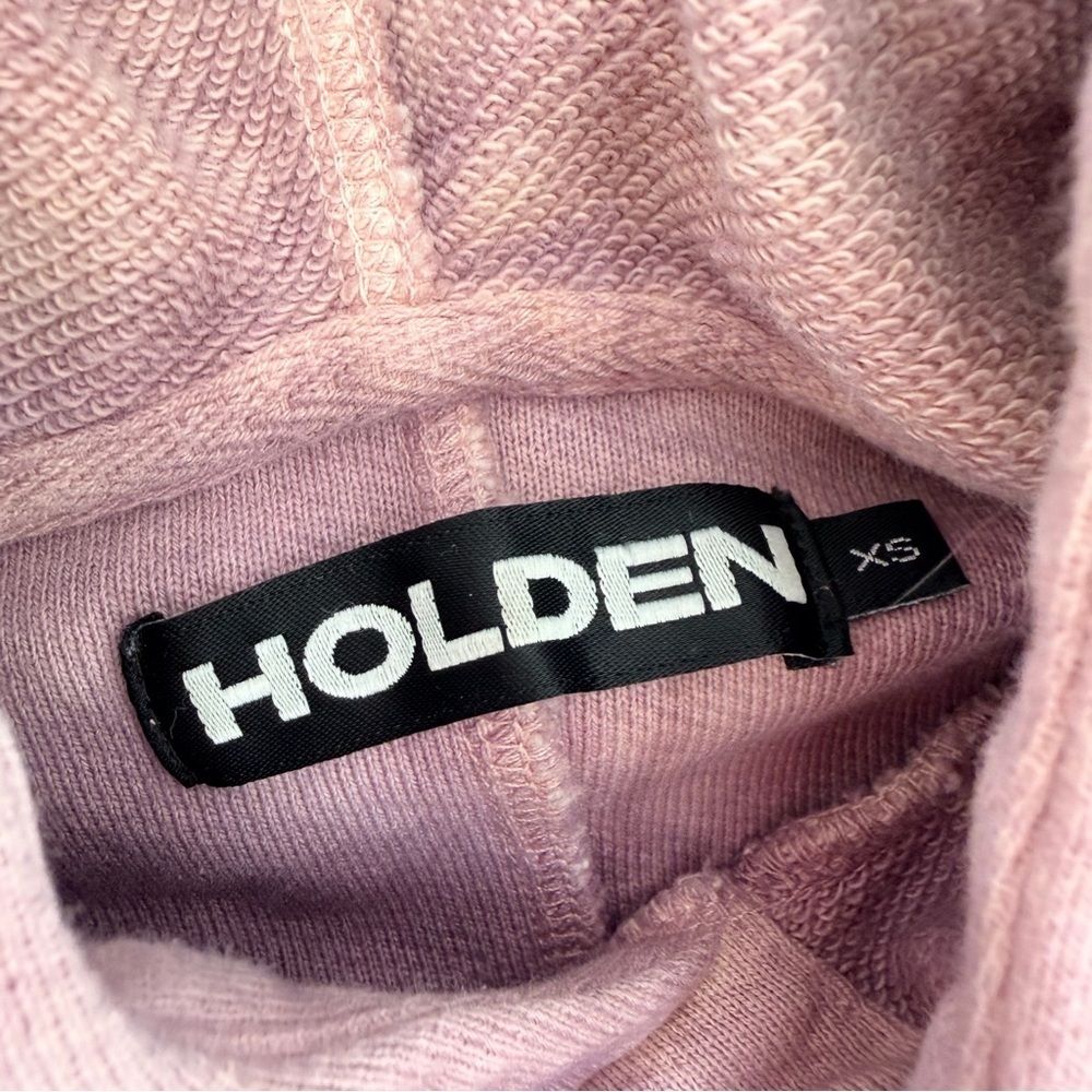 HOLDEN USA Cotton Oversized Cropped Hoodie Tie Dye XS - Picture 3 of 6